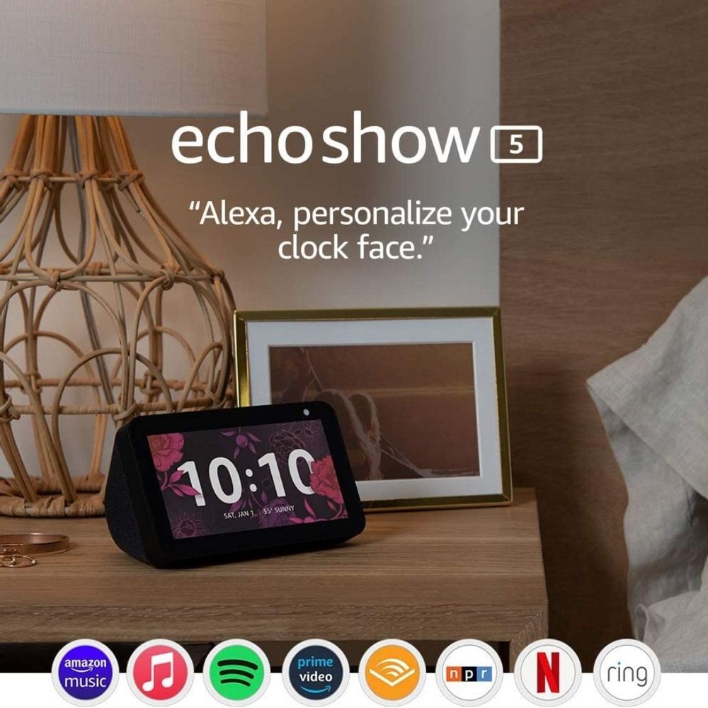 Alexa Echo Show 5 1era Gen Pantalla Inteligente compacta con Alexa Blanca