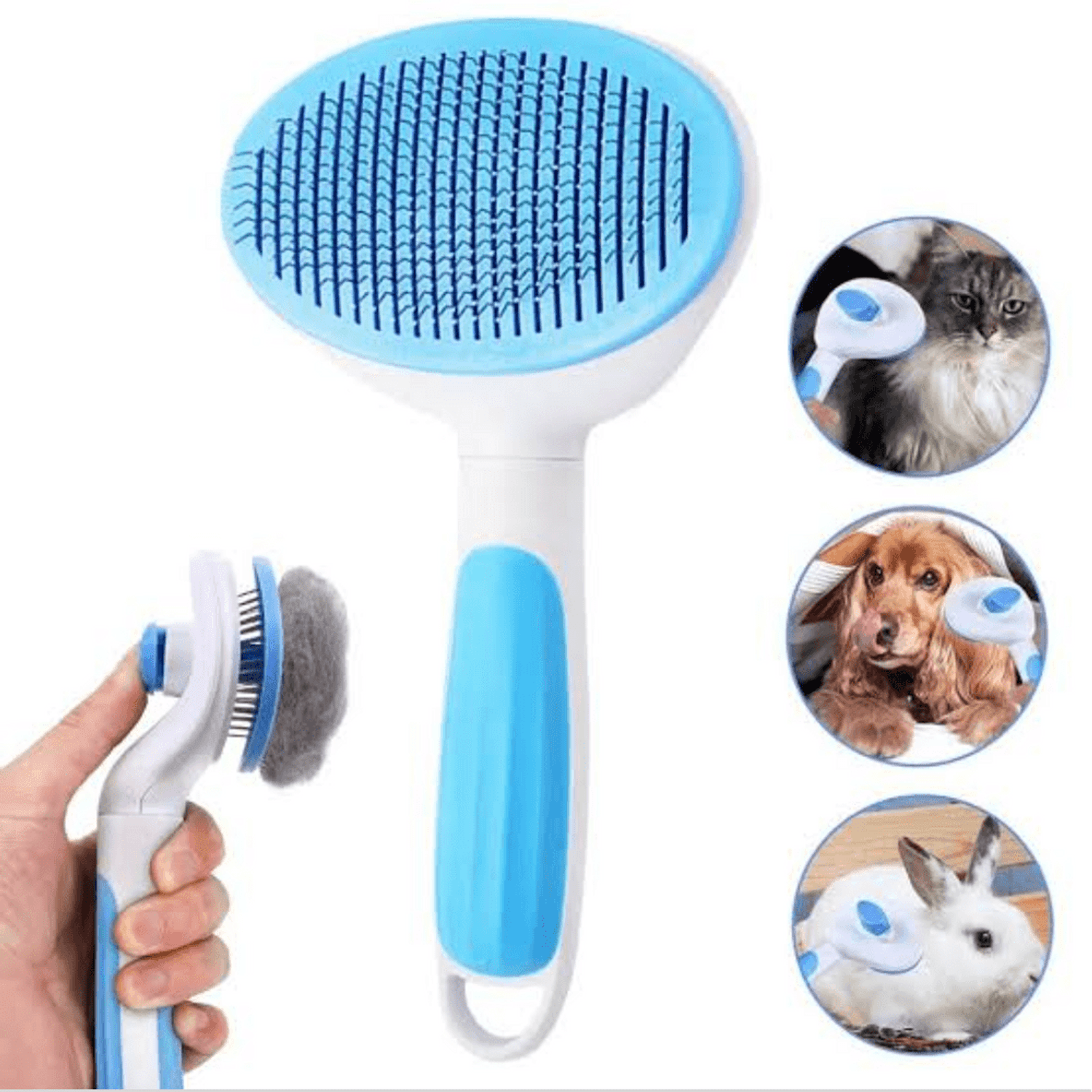 Limpiador de pelo para mascotas, peine eléctrico para recoger