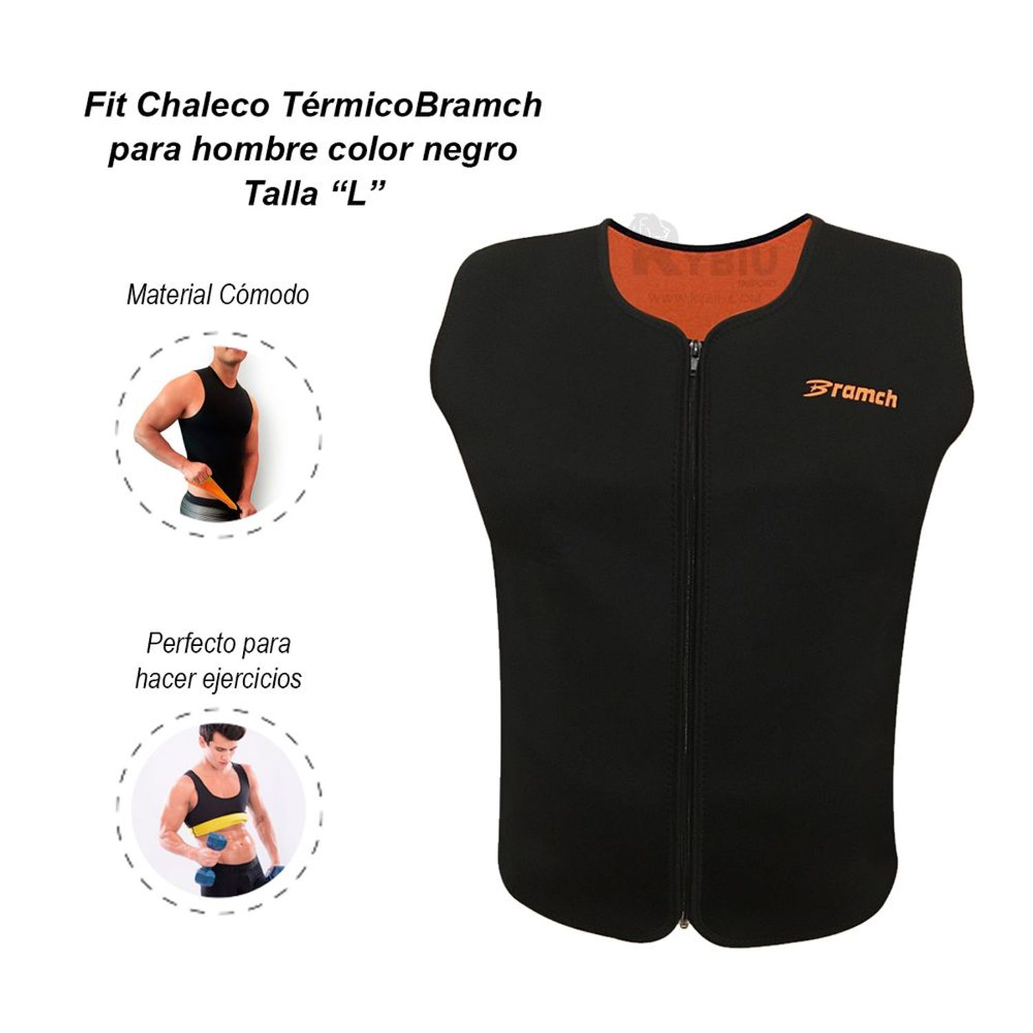 Fit Chaleco T rmico Hombre Negro Talla L Oechsle Oechsle