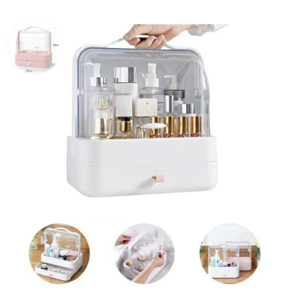 Neceser Organizador de Maquillaje y Cremas HAA-6 Blanco