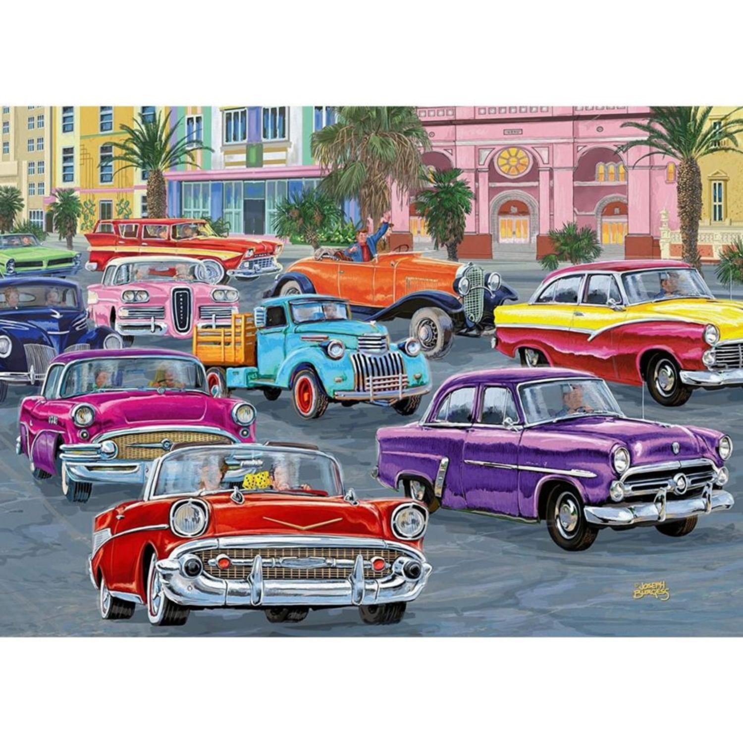 Rompecabezas Ravensburger 500 Piezas Autos Vintage | Oechsle.pe - Oechsle