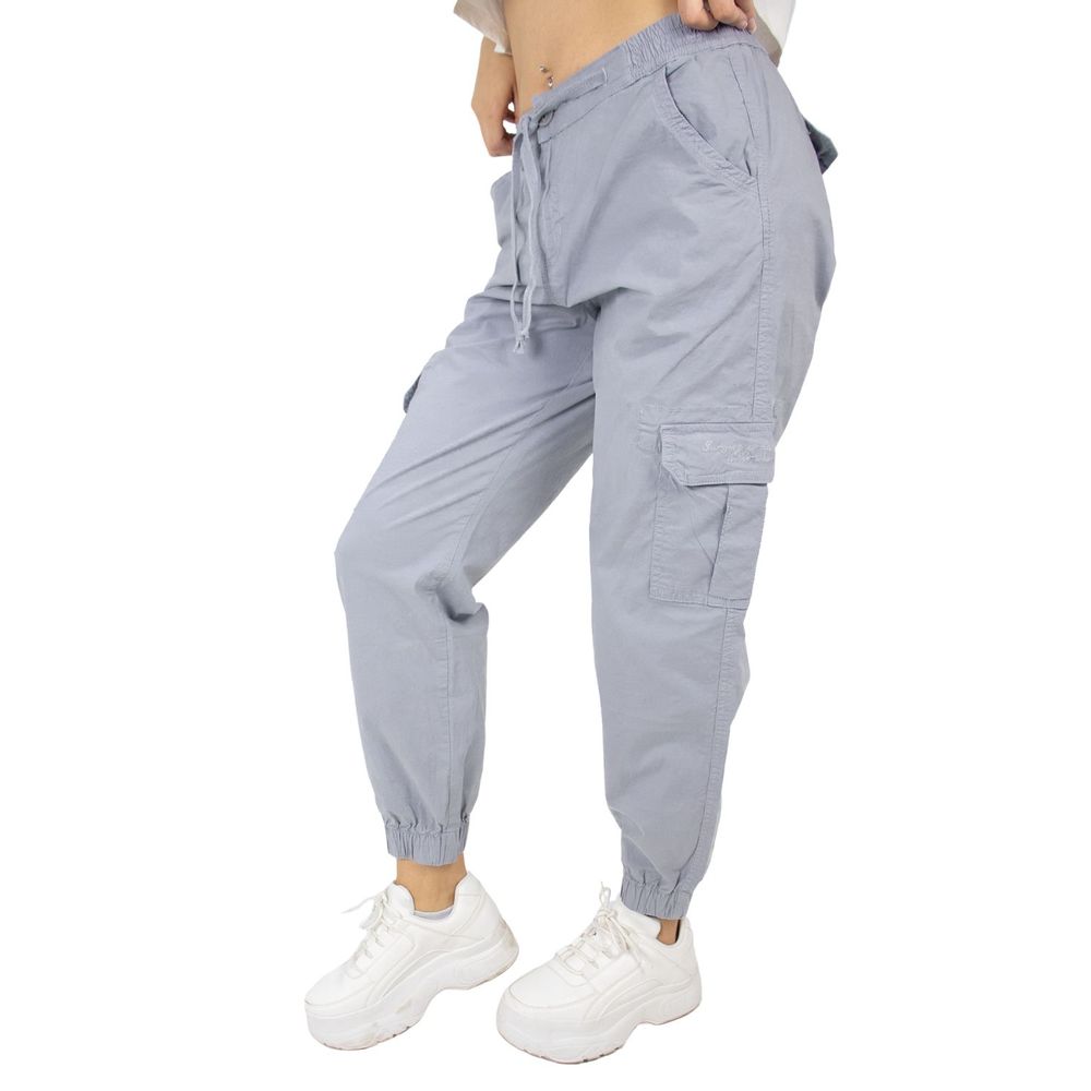 Pantalón Cargo para Mujer Lisa G&S Color Plomo Talla 30