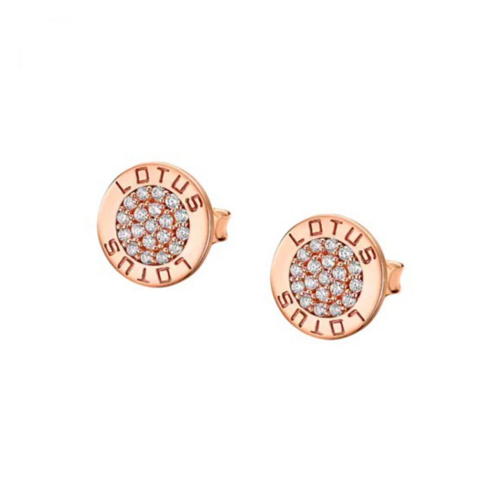 Aretes Lotus LP1252-4/3 Mujer Oro Rosa