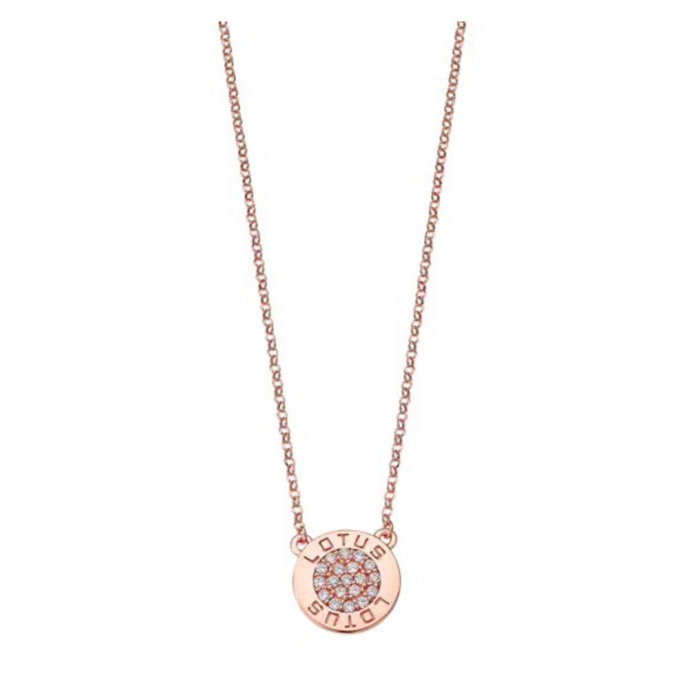 Collar Lotus LP1252-1/3 Mujer Oro Rosa