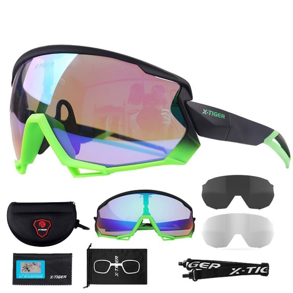 Lentes Ciclismo X-Tiger WJK02 Polarizados Fotocromáticos