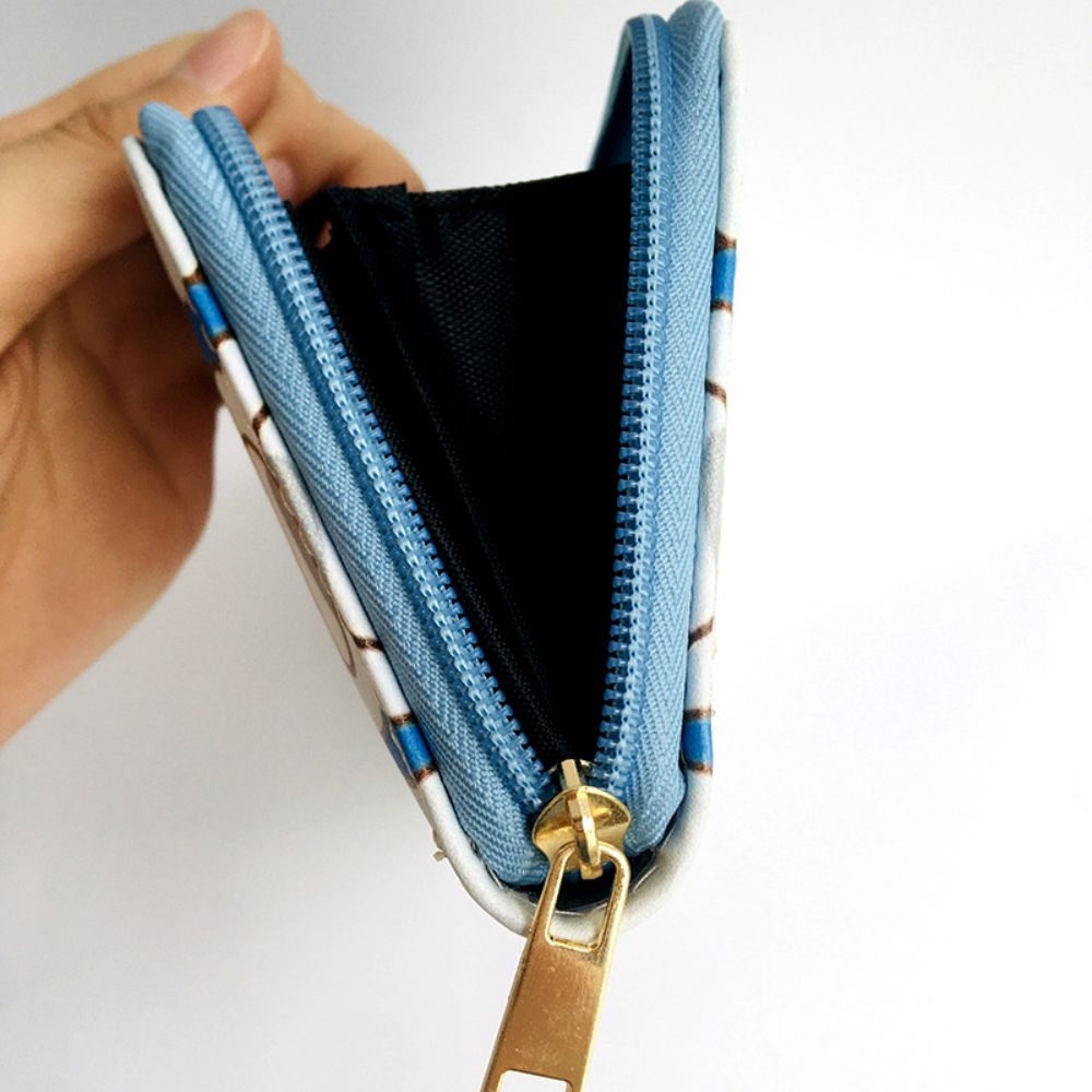 Billetera Doraemon Celeste
