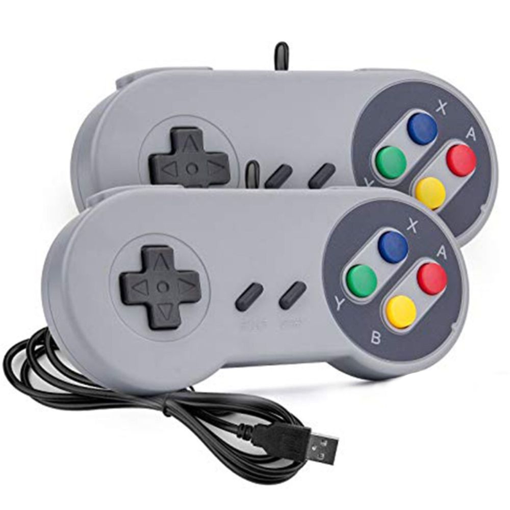 Mandos Estilo Retro de Conexión USB para Pc y TV Box con Conexión USB 2 unidades
