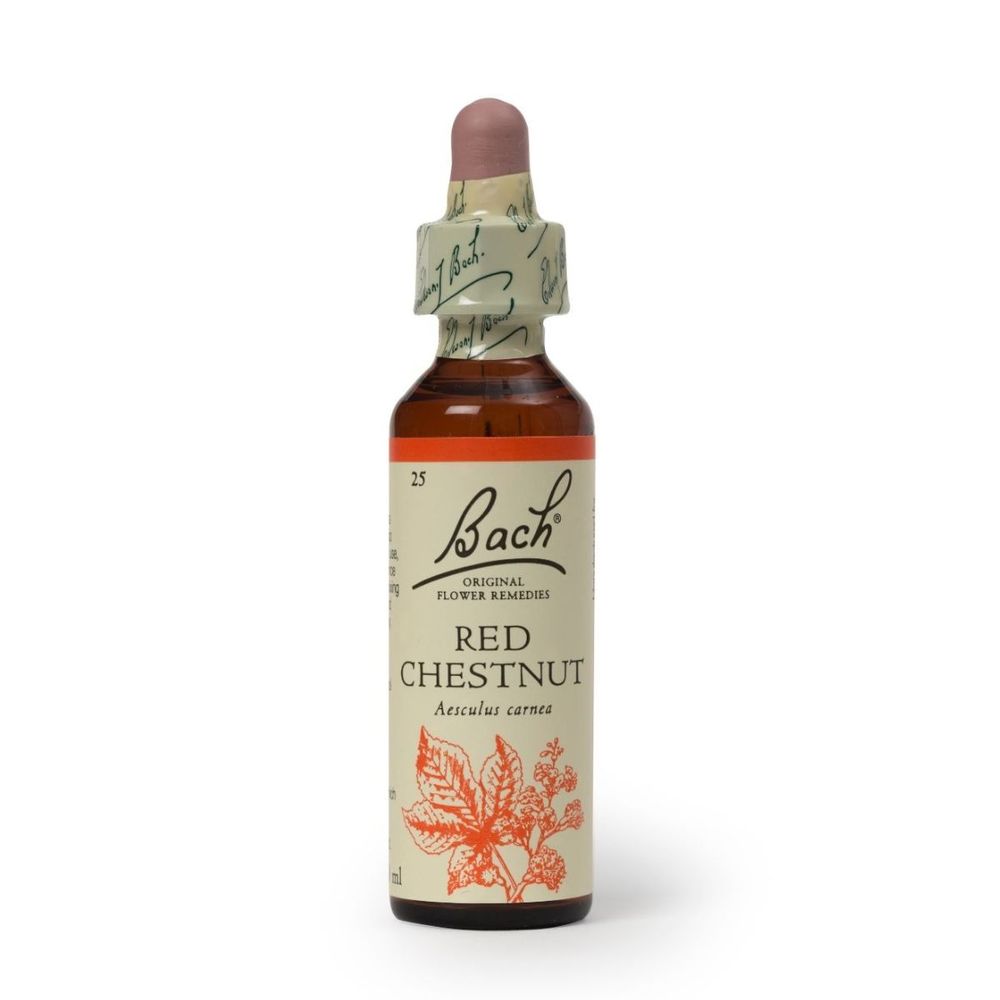 Esencia de Flores de Bach Red Chestnut 20ml para el Exceso de Preocupaciones.