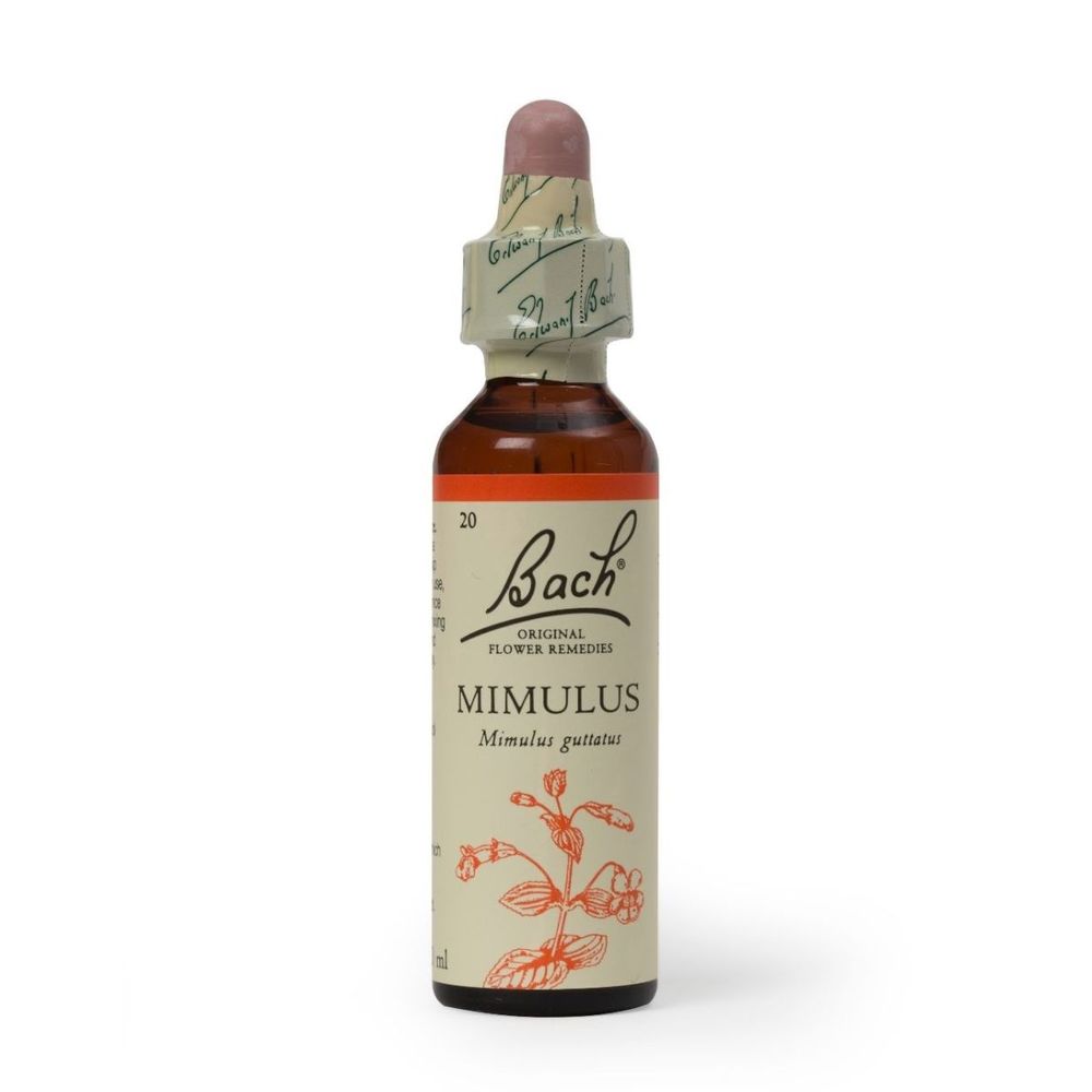 Esencia de Flores de Bach Mimulus 20ml  para Afrontar Miedos Conocidos.