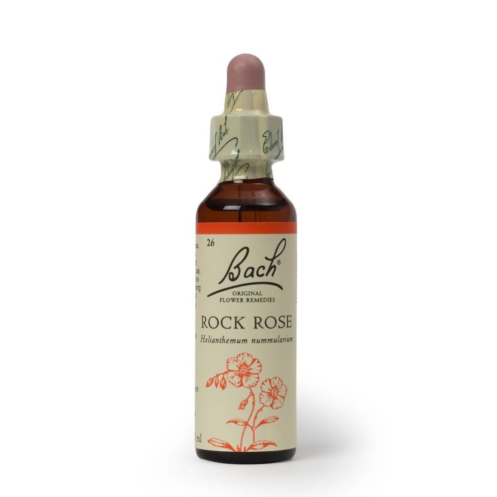 Esencia de Flores de Bach Rock Rose 20ml para los que Se Exaltan con Facilidad.