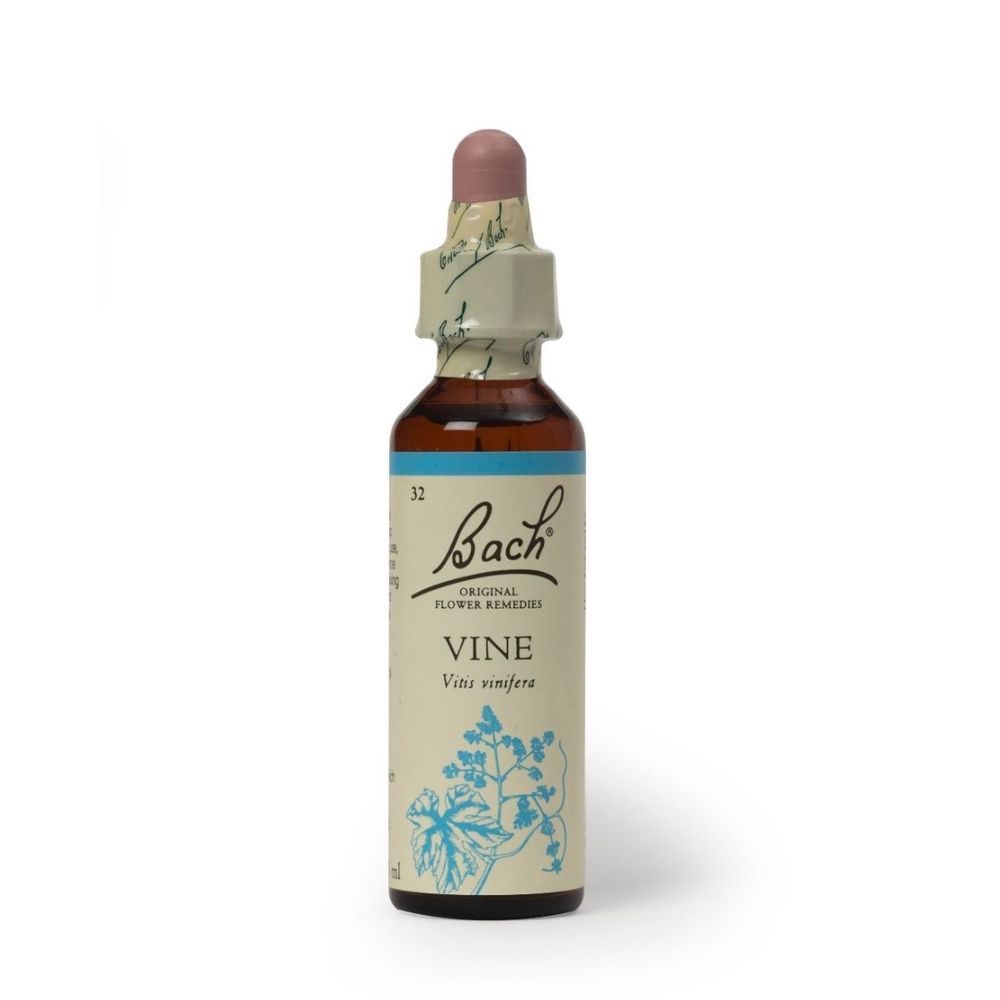 Esencia de Flores de Bach Vine 20ml para las Personas Autoritarias y Dominantes.