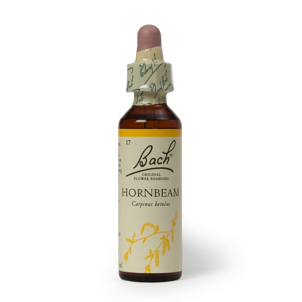 Esencia de Flores de Bach Hornbeam 20ml para los que se Sienten Demasiado Agotados.