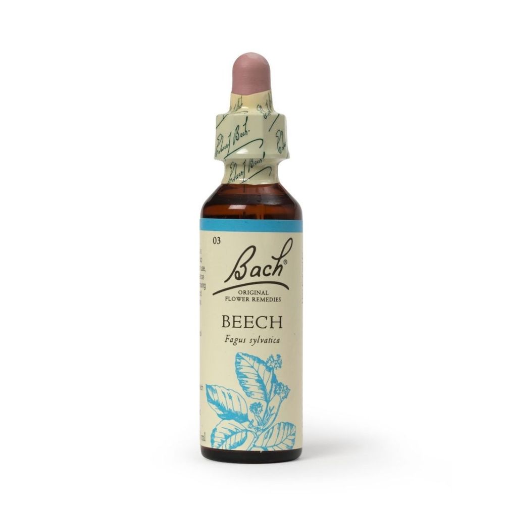 Esencia de Flores de Bach Beech 20ml para la Intolerancia.