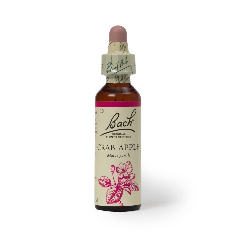 Esencia de Flores de Bach Crab Apple 20ml para las Personas Obsesionadas con la Limpieza.