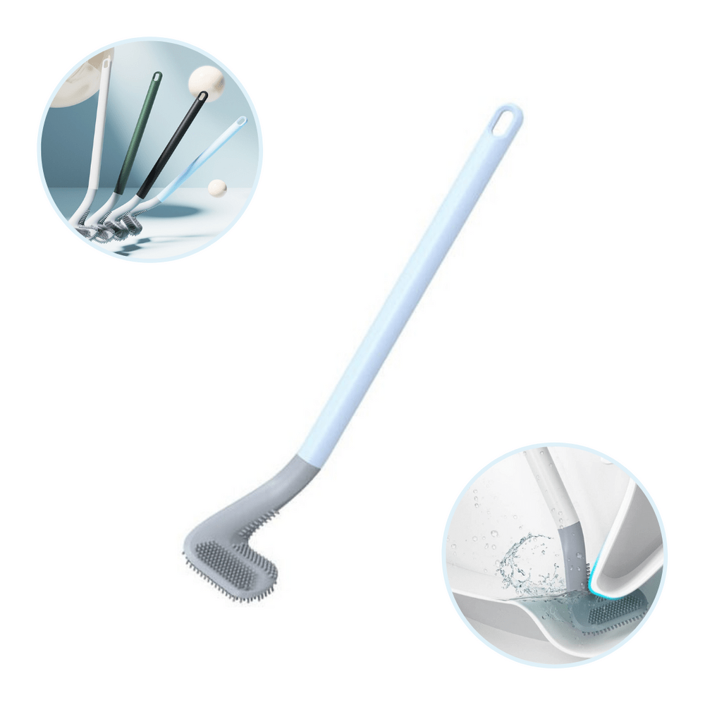 Cepillo de Silicona para Limpieza de Inodoro