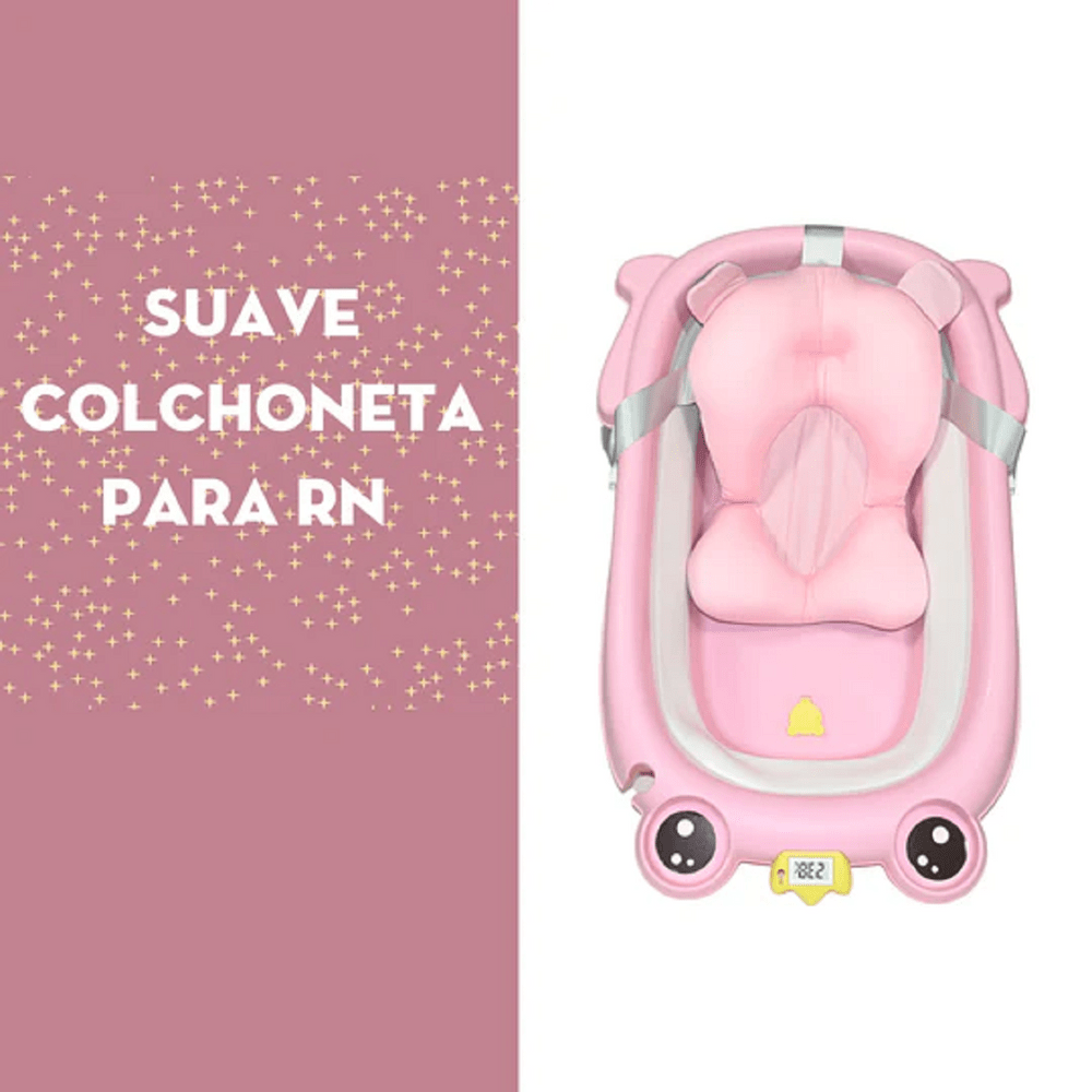 Bañera Plegable con Cojín para Bebe - Promart