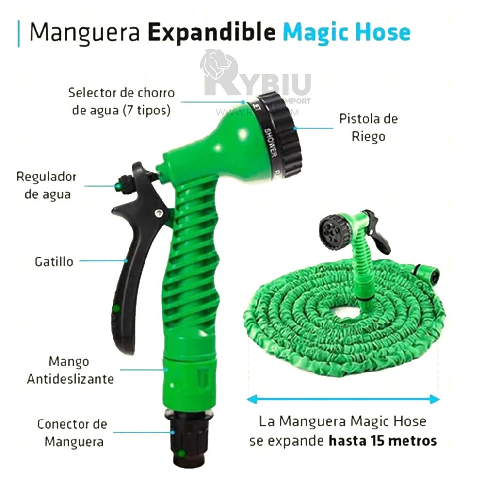 Manguera Expandible de 30 metros Green