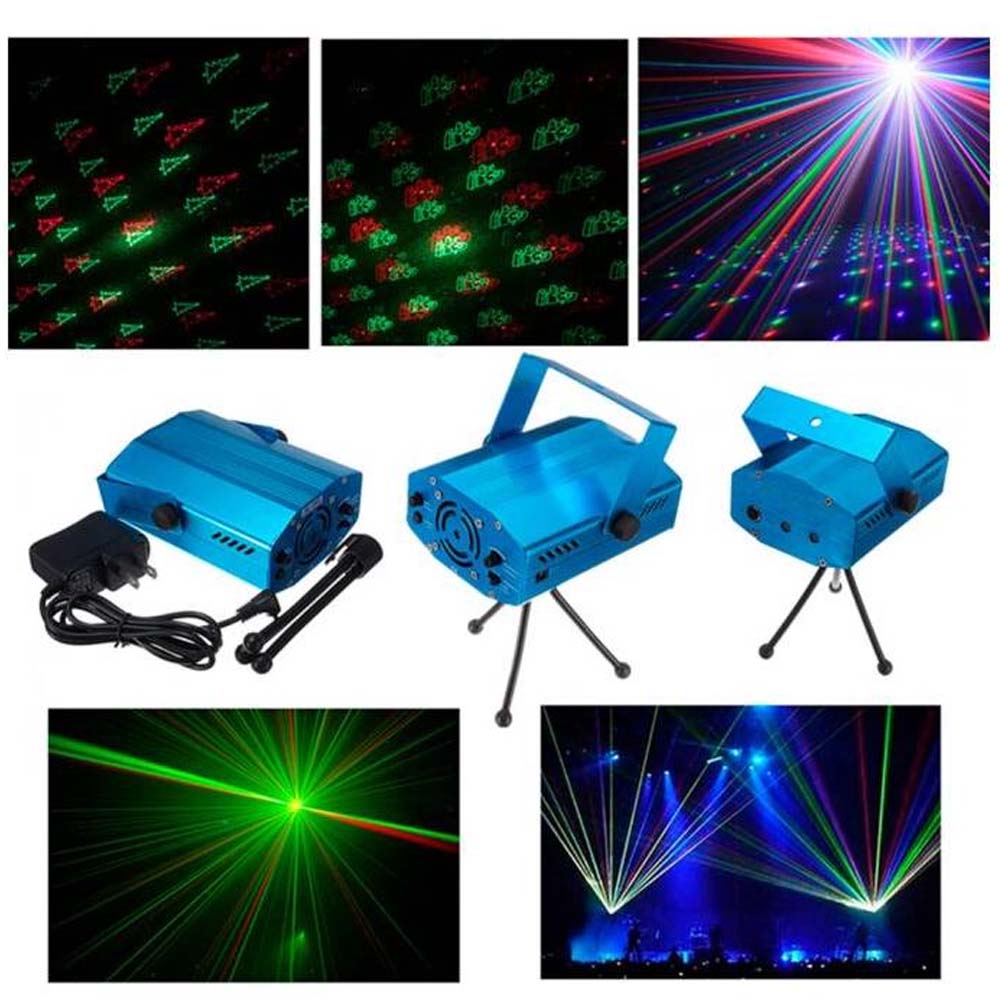 Mini Reflector de Luces Láser Diseños Aleatorio
