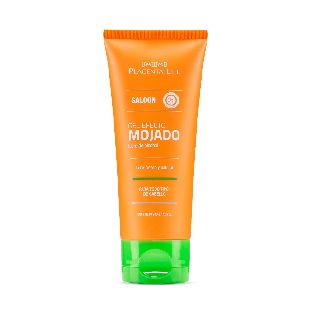 Gel Efecto Mojado Placenta Life Saloon - Tubo 200 G