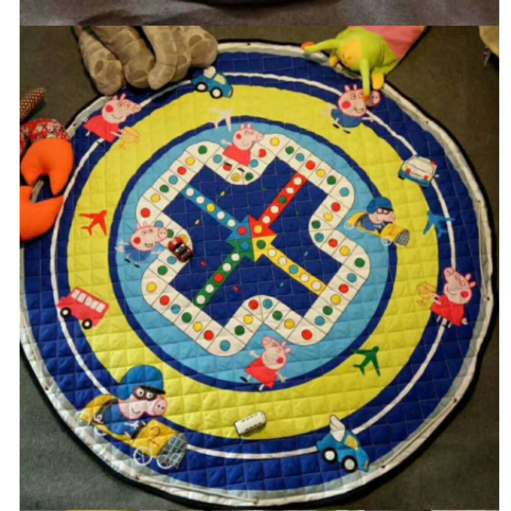 Alfombra Bolso 2 en 1 Pepa Pig  Multiusos Azul