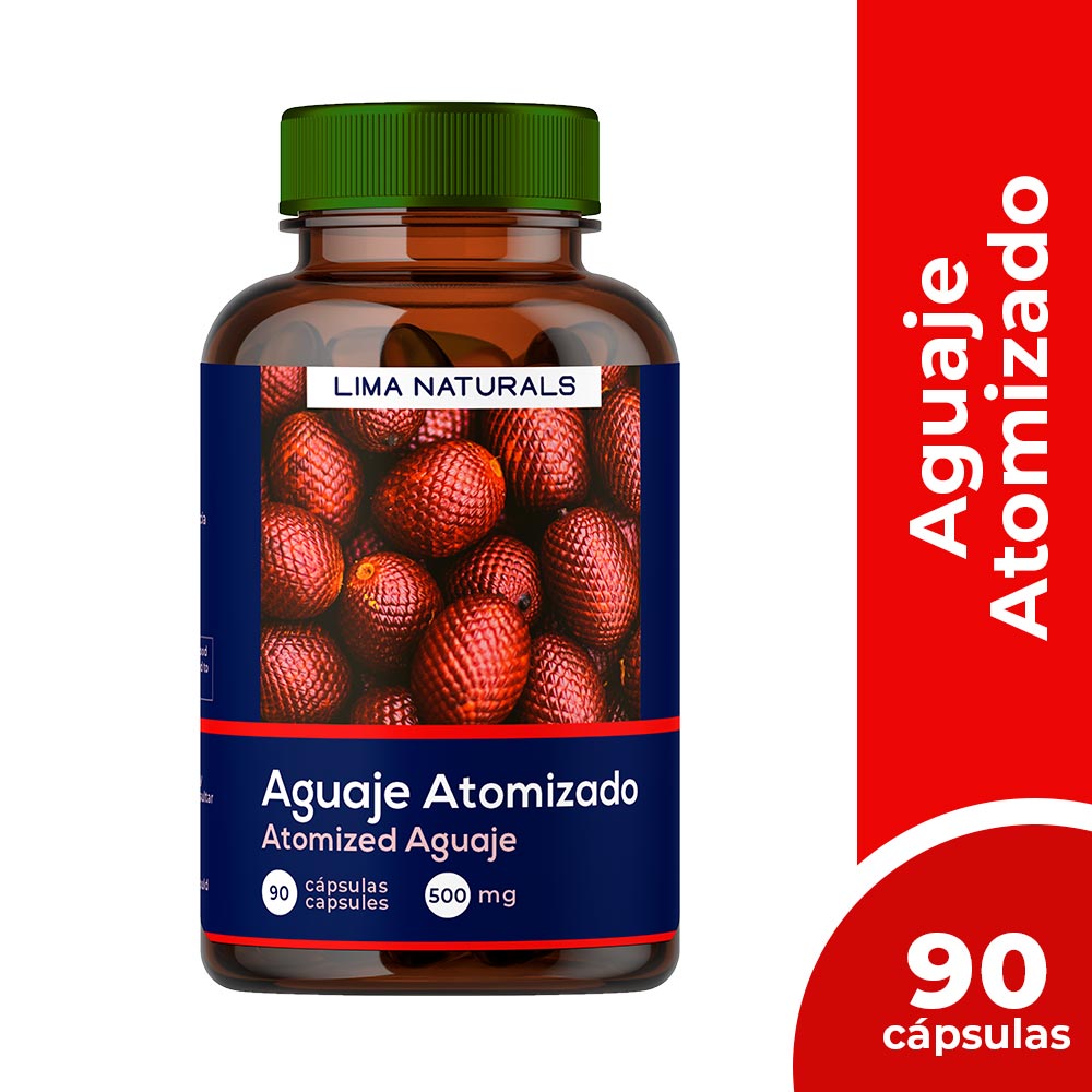 Aguaje Atomizado 500mg Lima Naturals Cápsulas