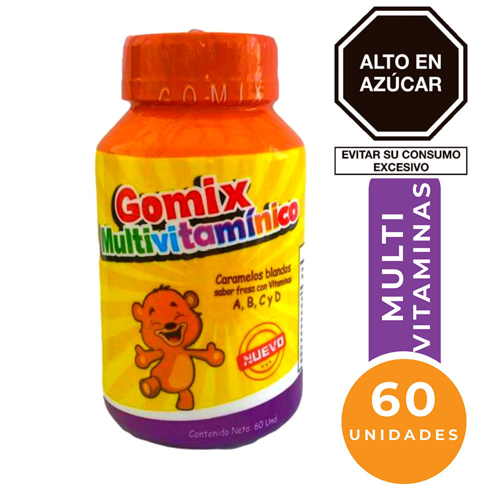 Gomix Multivitaminico  Sabor Fresa