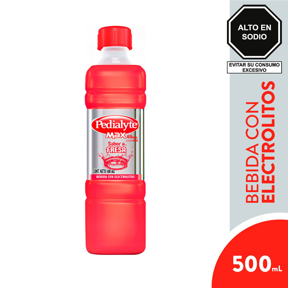 Pedialyte Max 60-Sabor Fresa