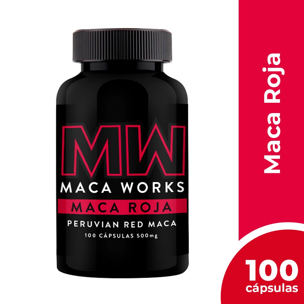 Maca Roja MW 500mg Cápsulas
