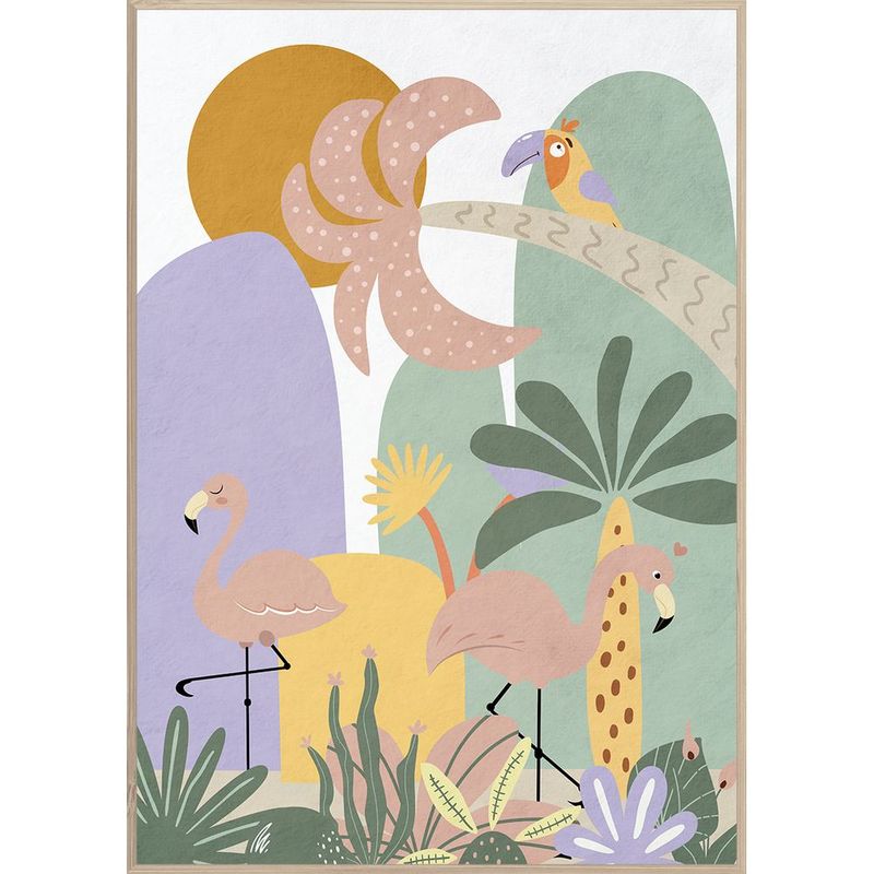 Kit de Cuadro para Pintar al Óleo por Números Minimundo Princesa Ariel 50 x  40 cm