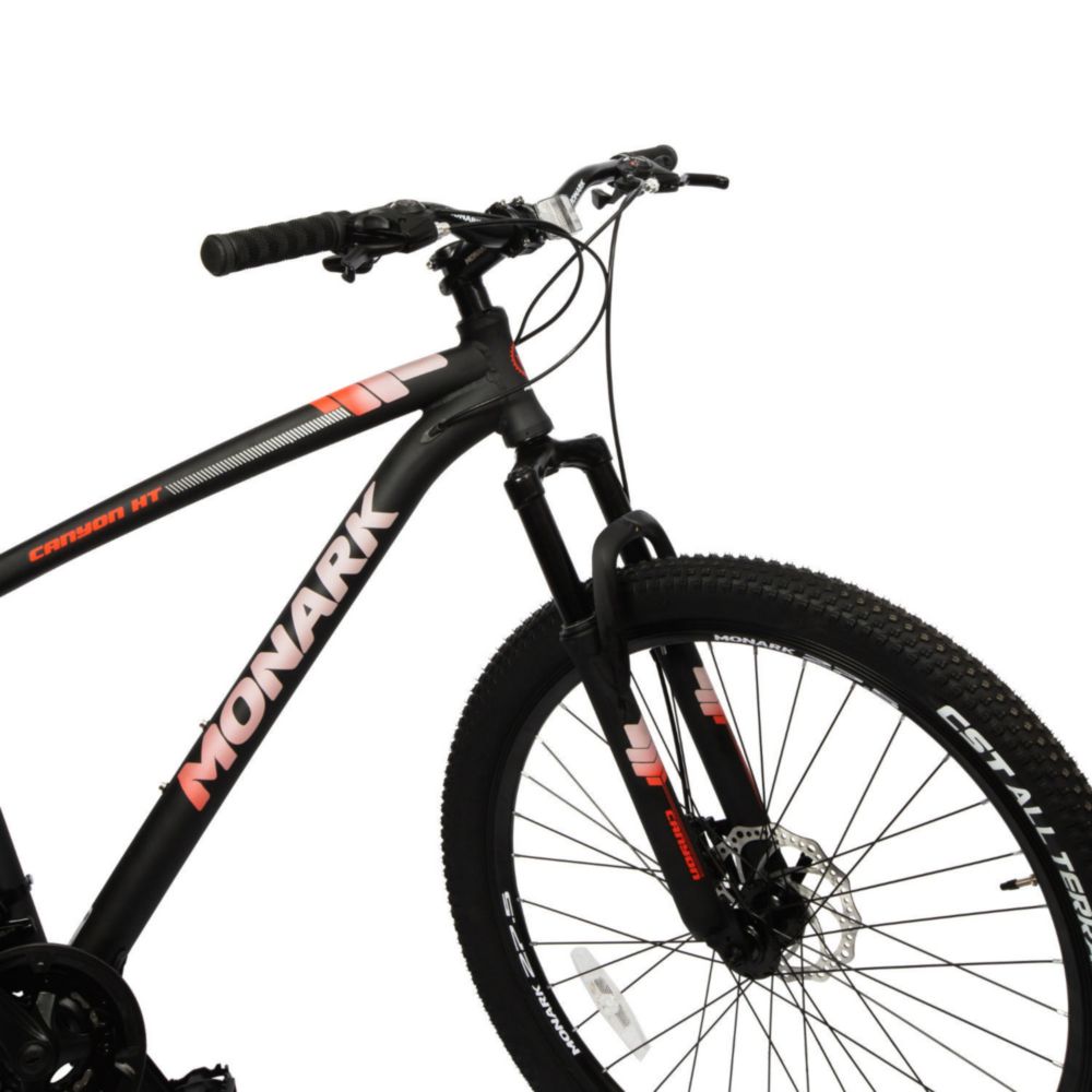 Bicicleta monark canyon outlet aro 27.5 negro rojo