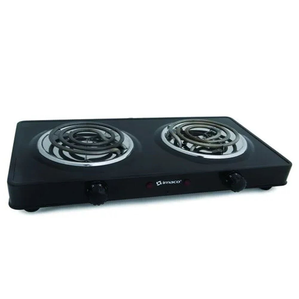 Cocina Eléctrica Imaco HP1400 Negra 2 Hornillas