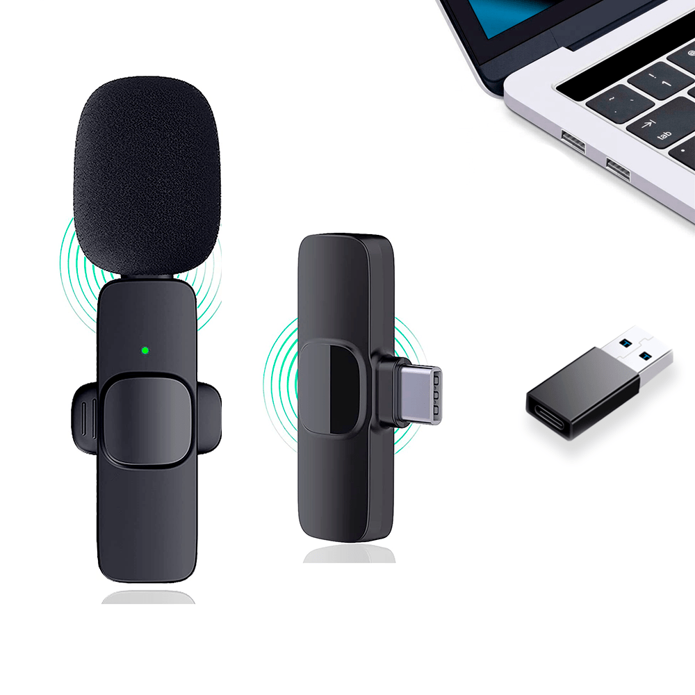 Micrófono Inalámbrico para Celular y PC