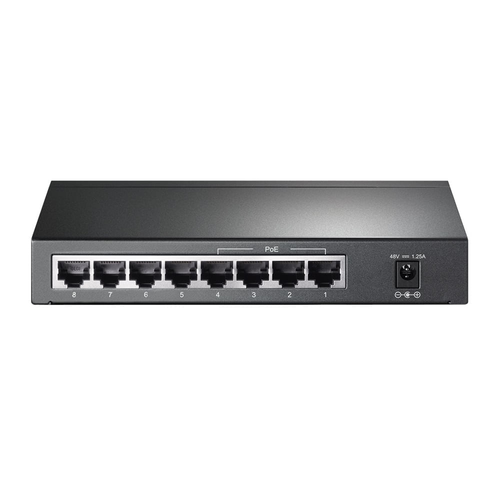 Switch TP-Link TL-SG1008P 8 Puertos Gigabit 4 Puertos POE+
