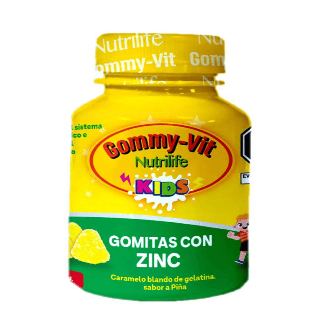 Gomitas Gommy-Vit Nutrilife  Zinc Sabor Piña