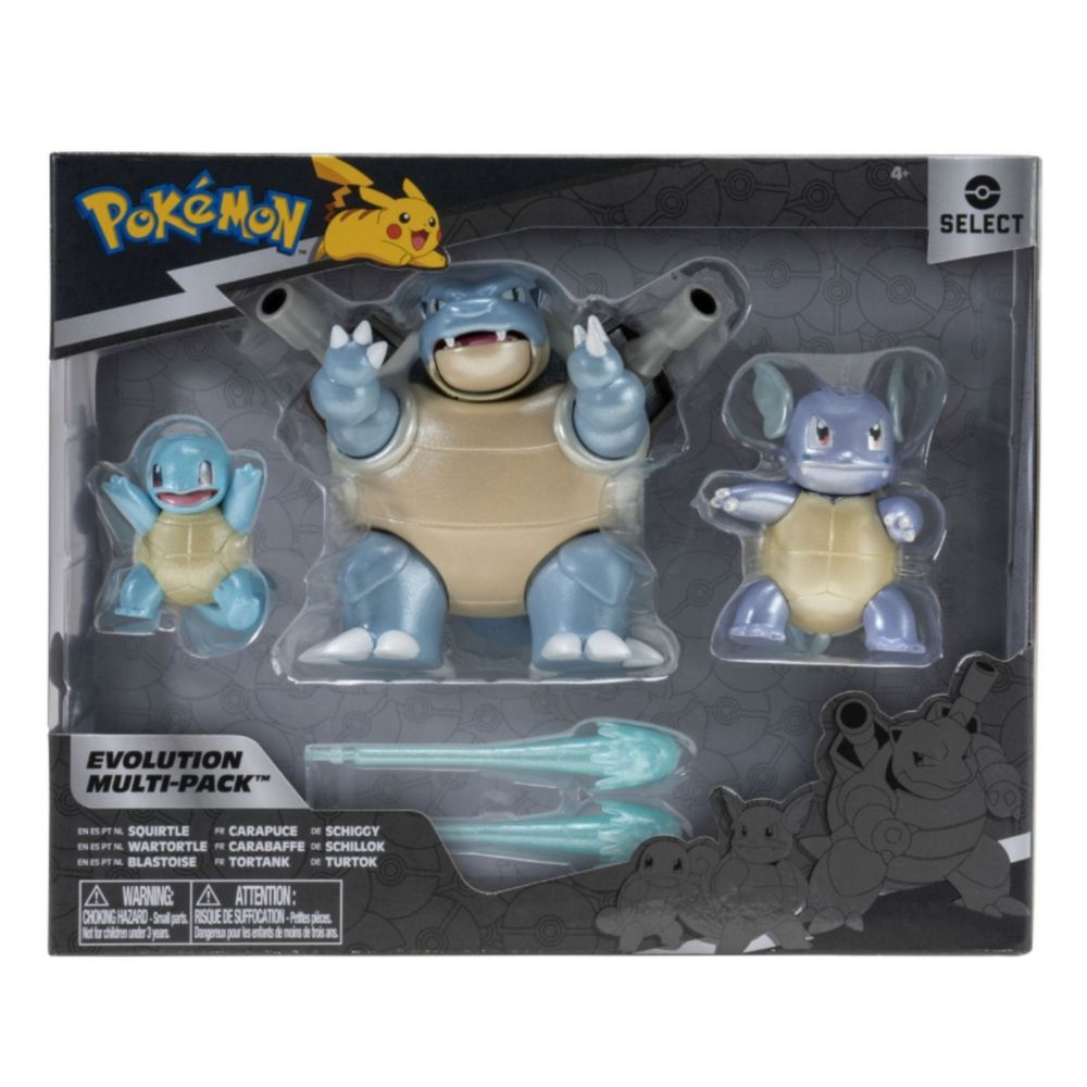 Figura Coleccionable Pokemon Pack De 3 Evolución Squirtle | Oechsle.pe -  Oechsle