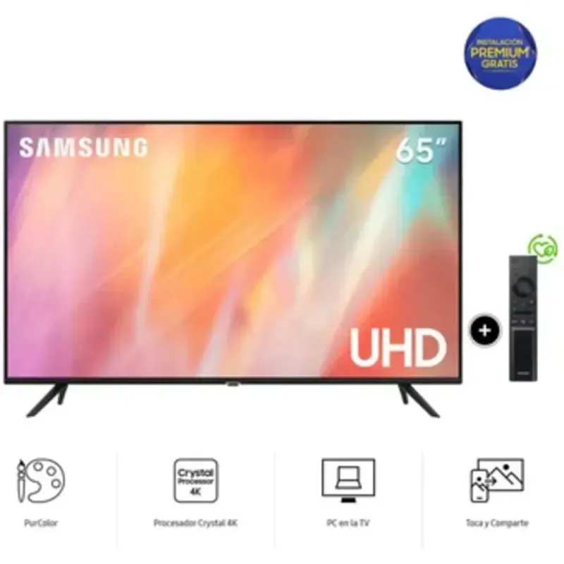 TV Samsung 65 Crystal UHD 4K Smart UN65CU8000GXPE