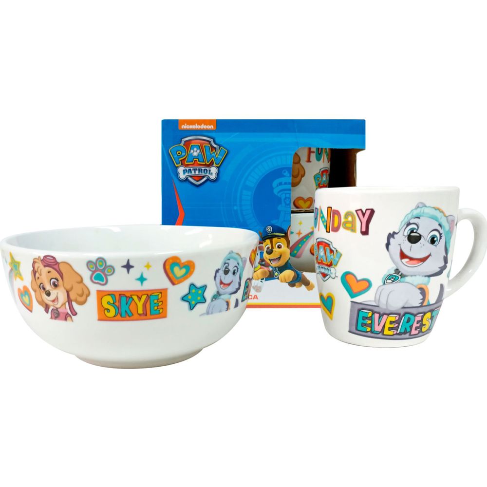 Set de vajilla de Cerámica de 2 piezas SCOOL - PAW PATROL M
