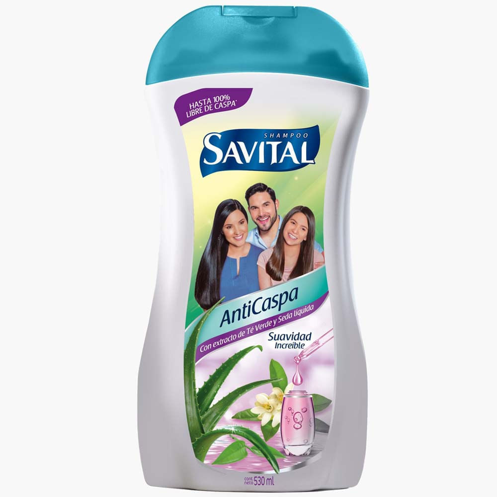Shampoo Anticaspa SAVITAL Frasco 530ml Oechsle