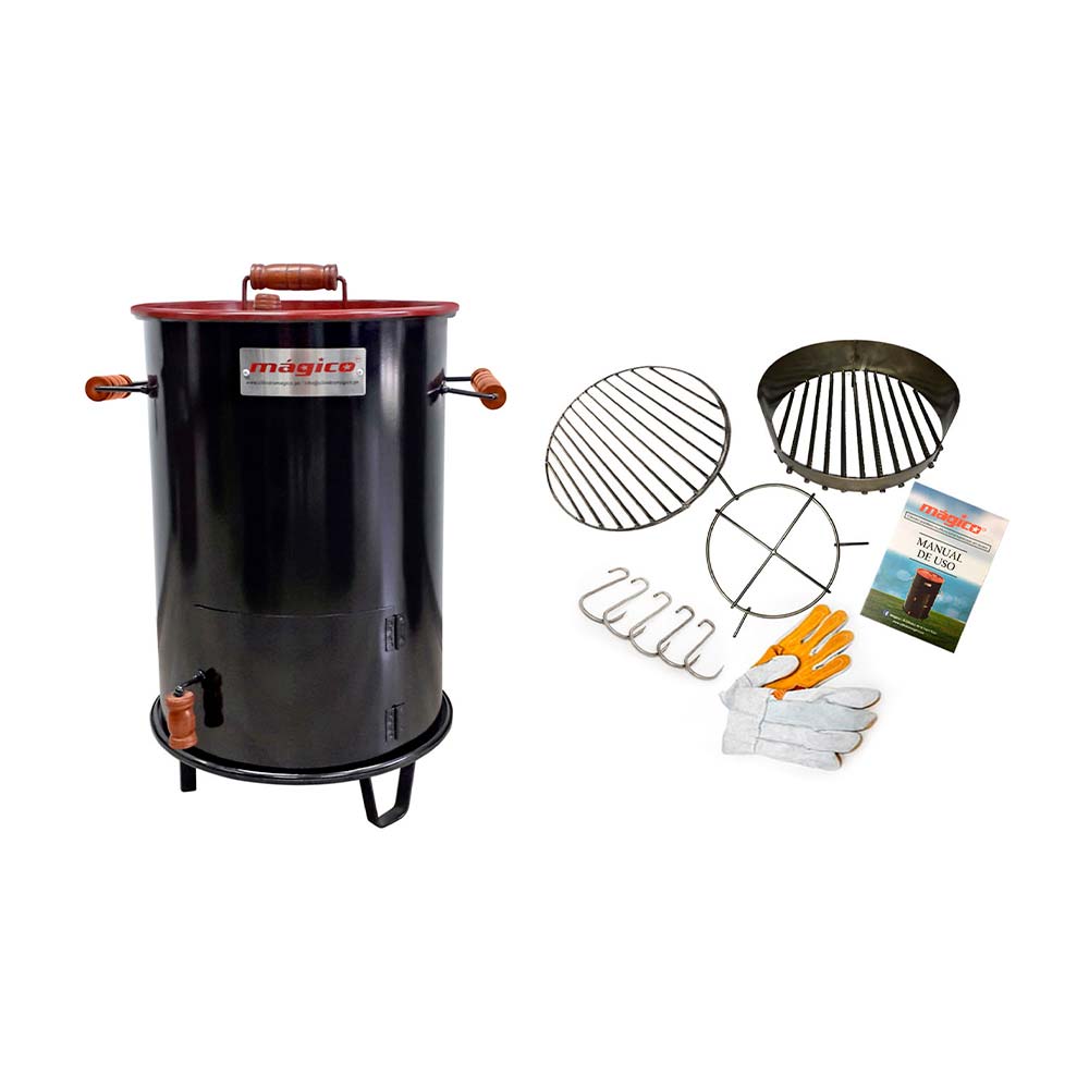 Cilindro parrillero tapa roja mini Mágico