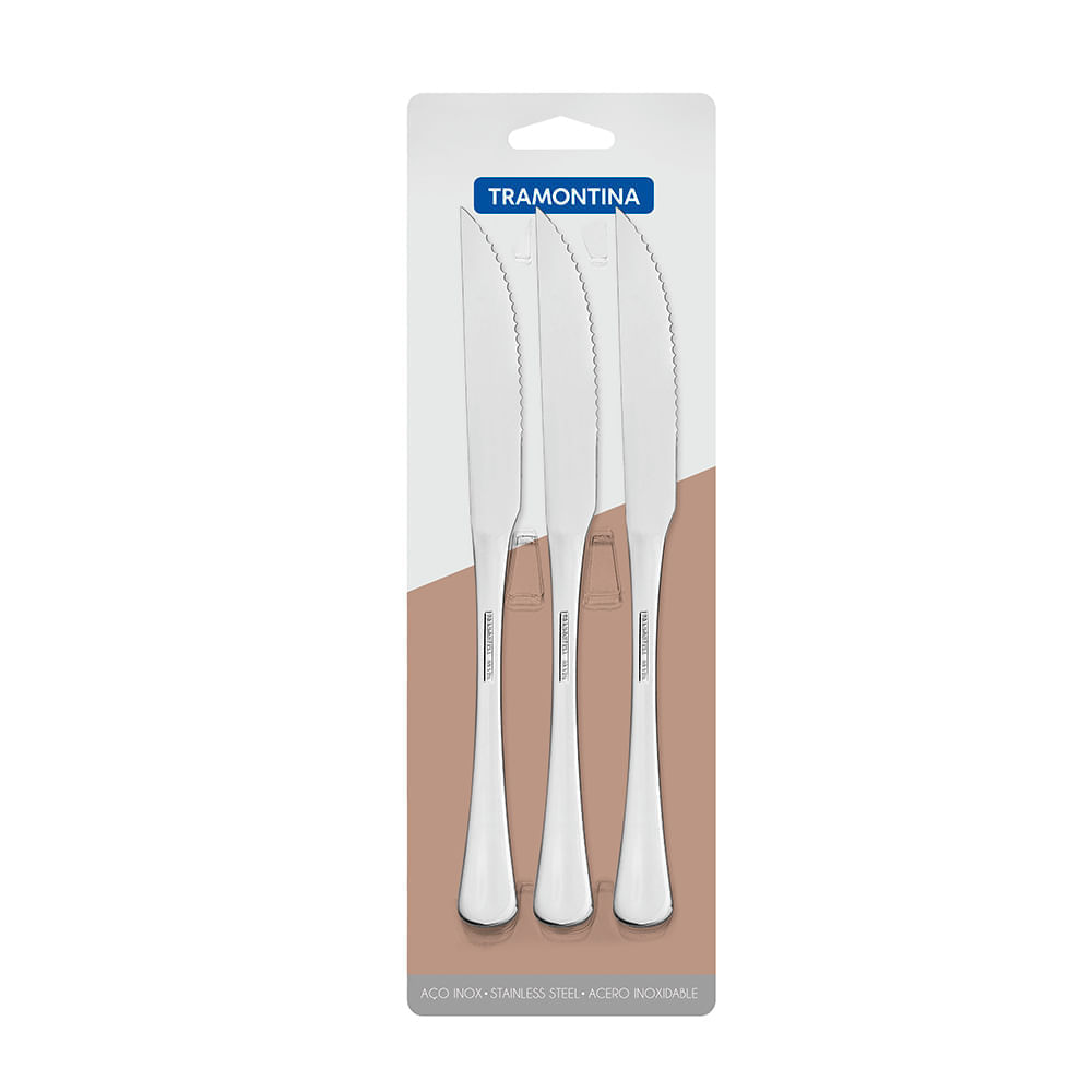 Set de Cuchillos de Asado Tramontina Havanna de Acero x3u