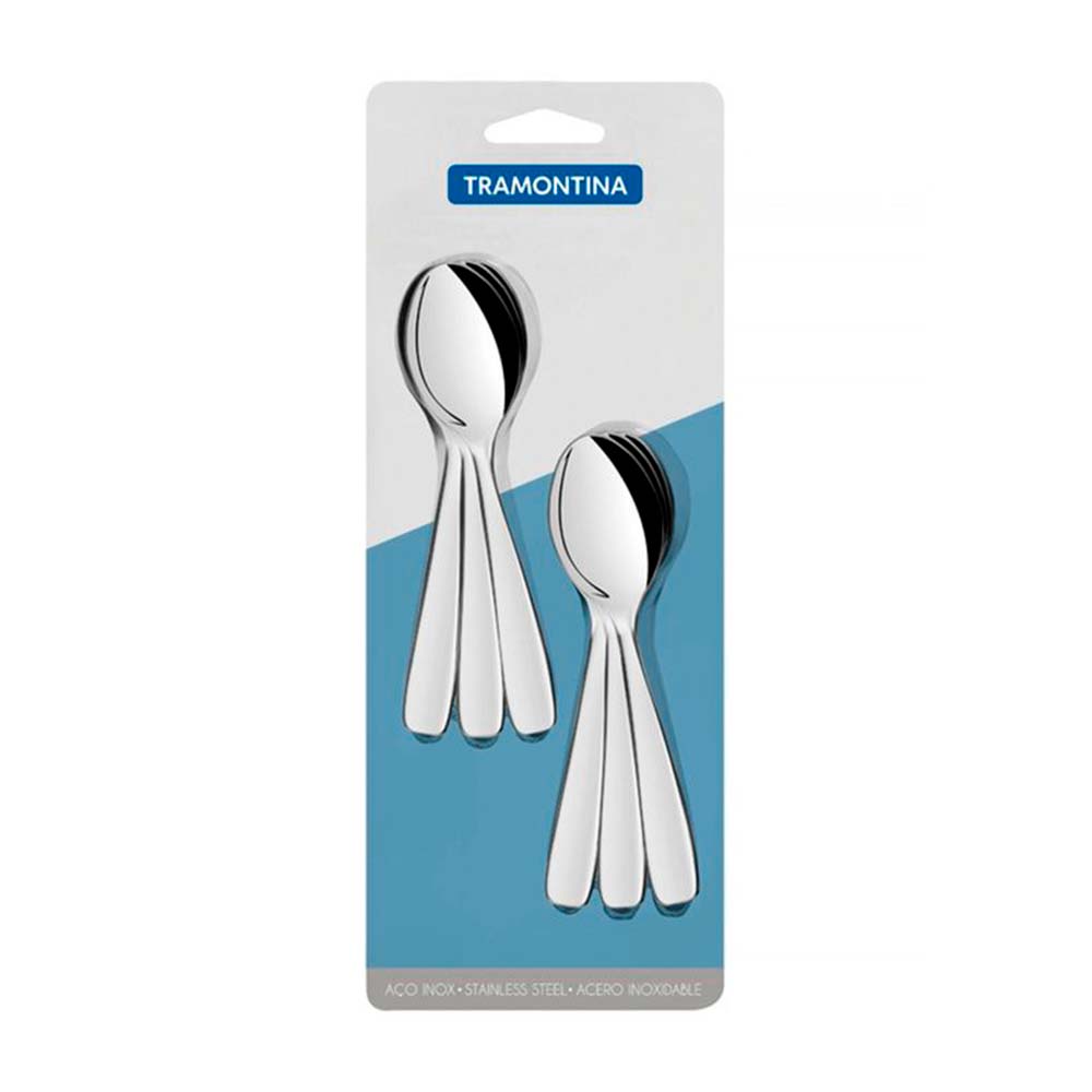 Juego de Cucharas Cosmos Blis Tramontina de Acero Inoxidable 6 Piezas