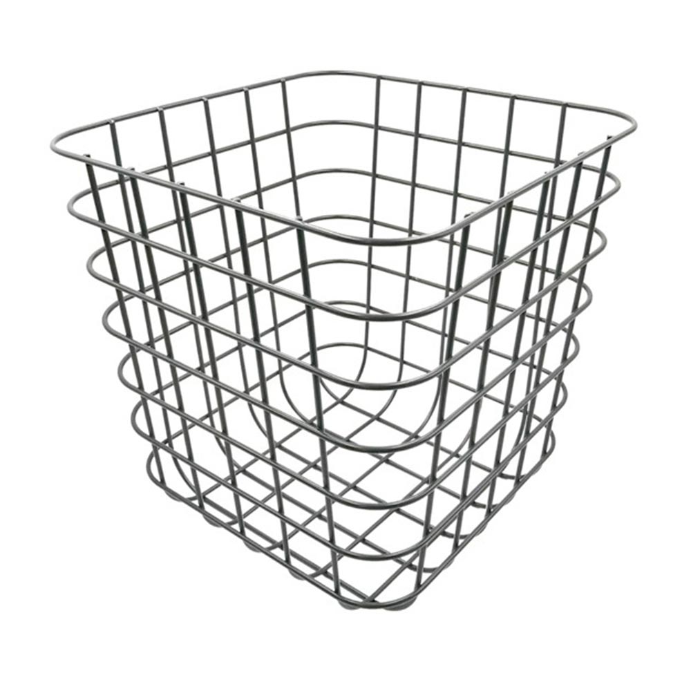Cesta organizadora de metal Negro 31x31x31