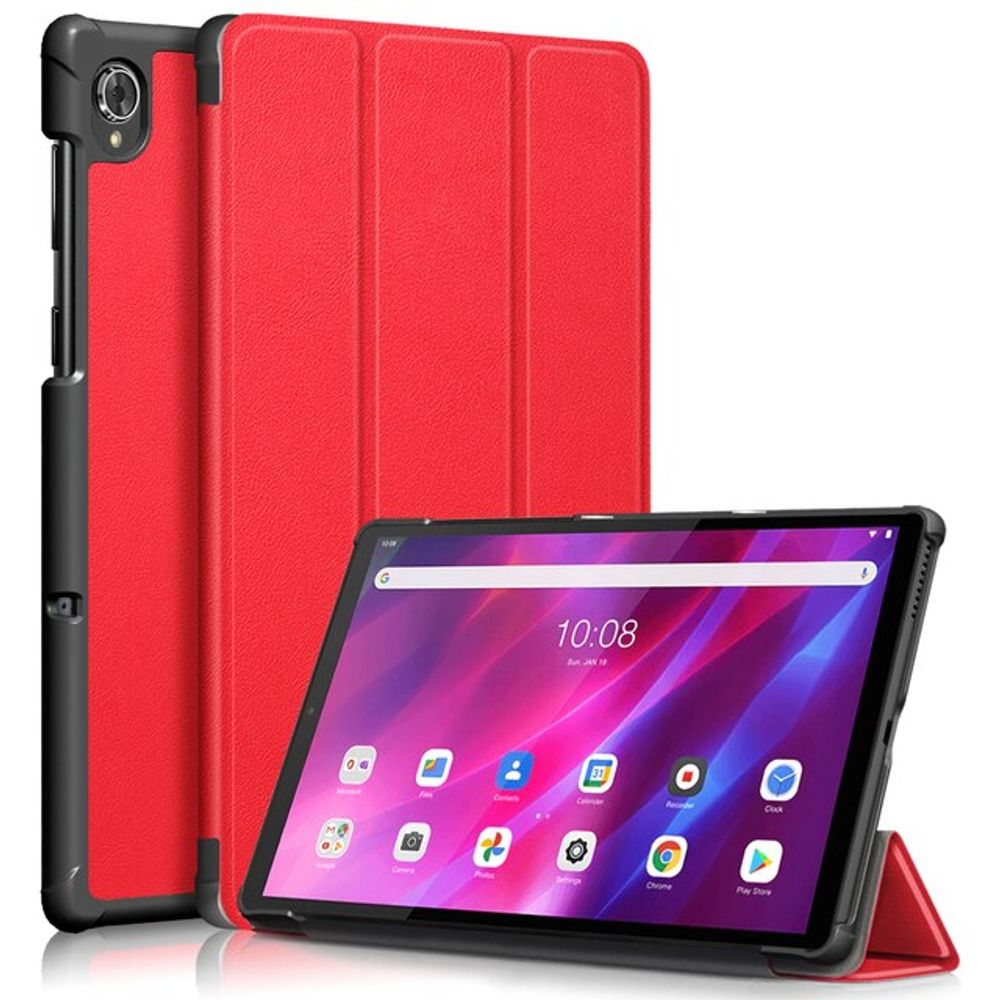 Funda para Tablet lenovo m10 Plus 3era Generación 10.6 Bookcover rojo