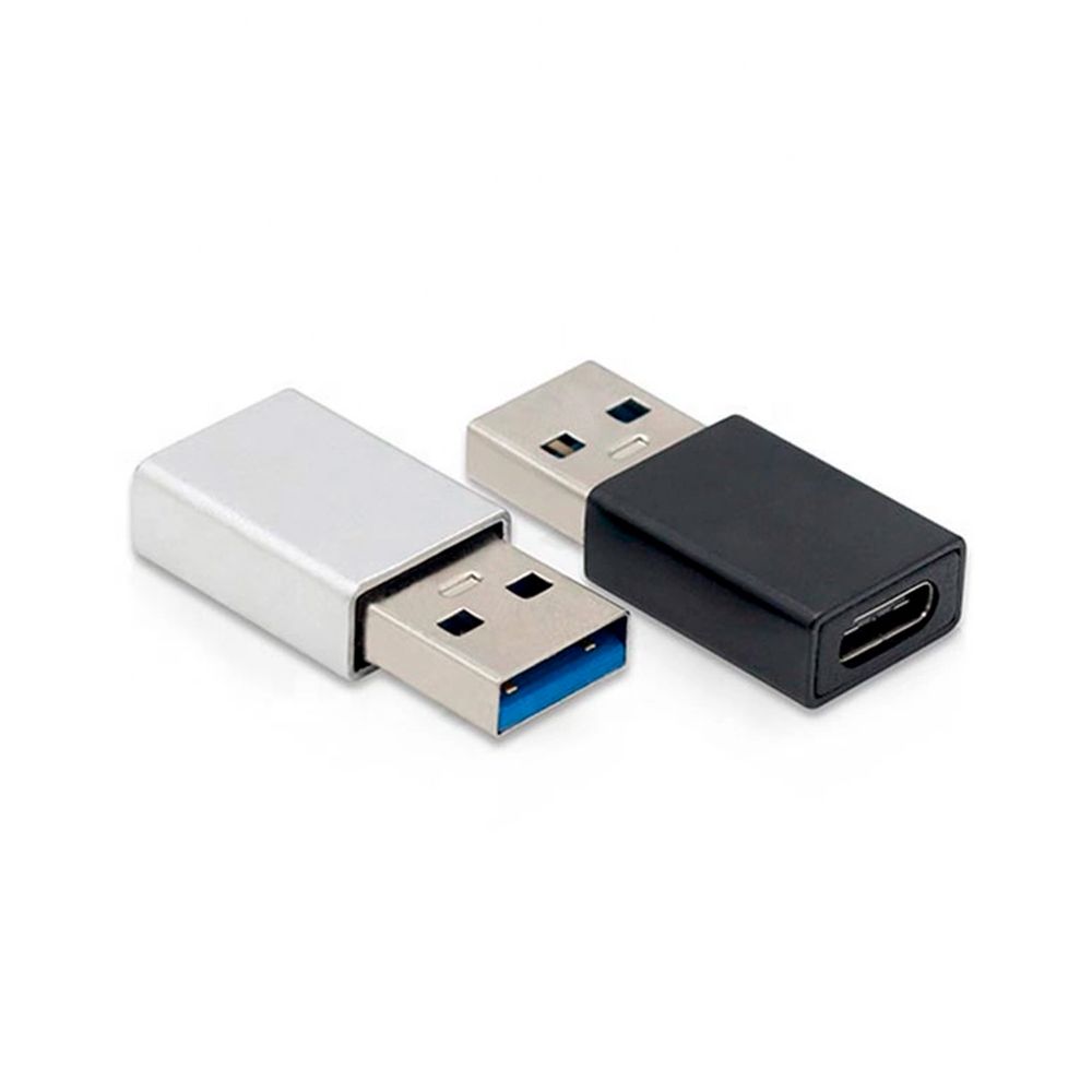 Adaptador OTG Tipo C Negro + Micro USB - Promart