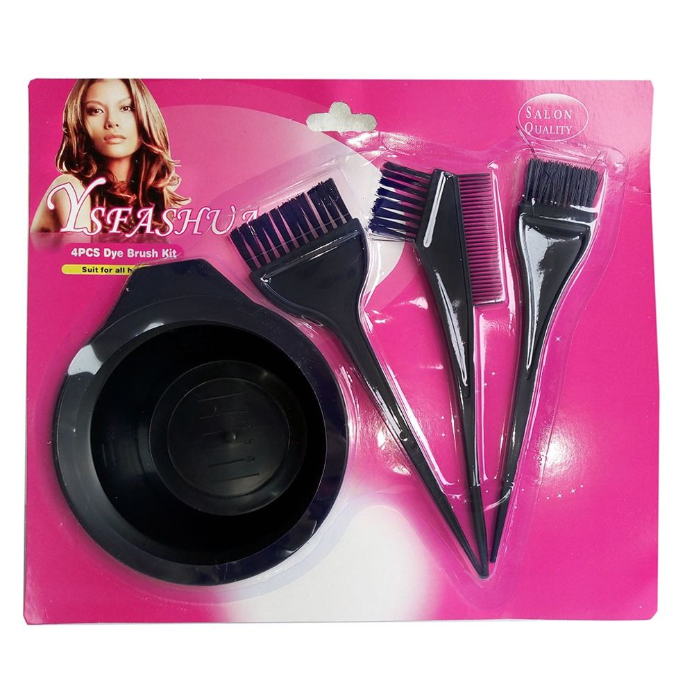 Juego de Brochas y Aplicador para Tinte de Pelo Reusable