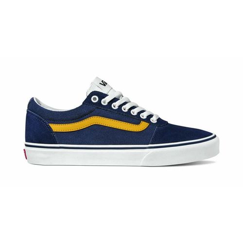 vans suela altas hombre azul