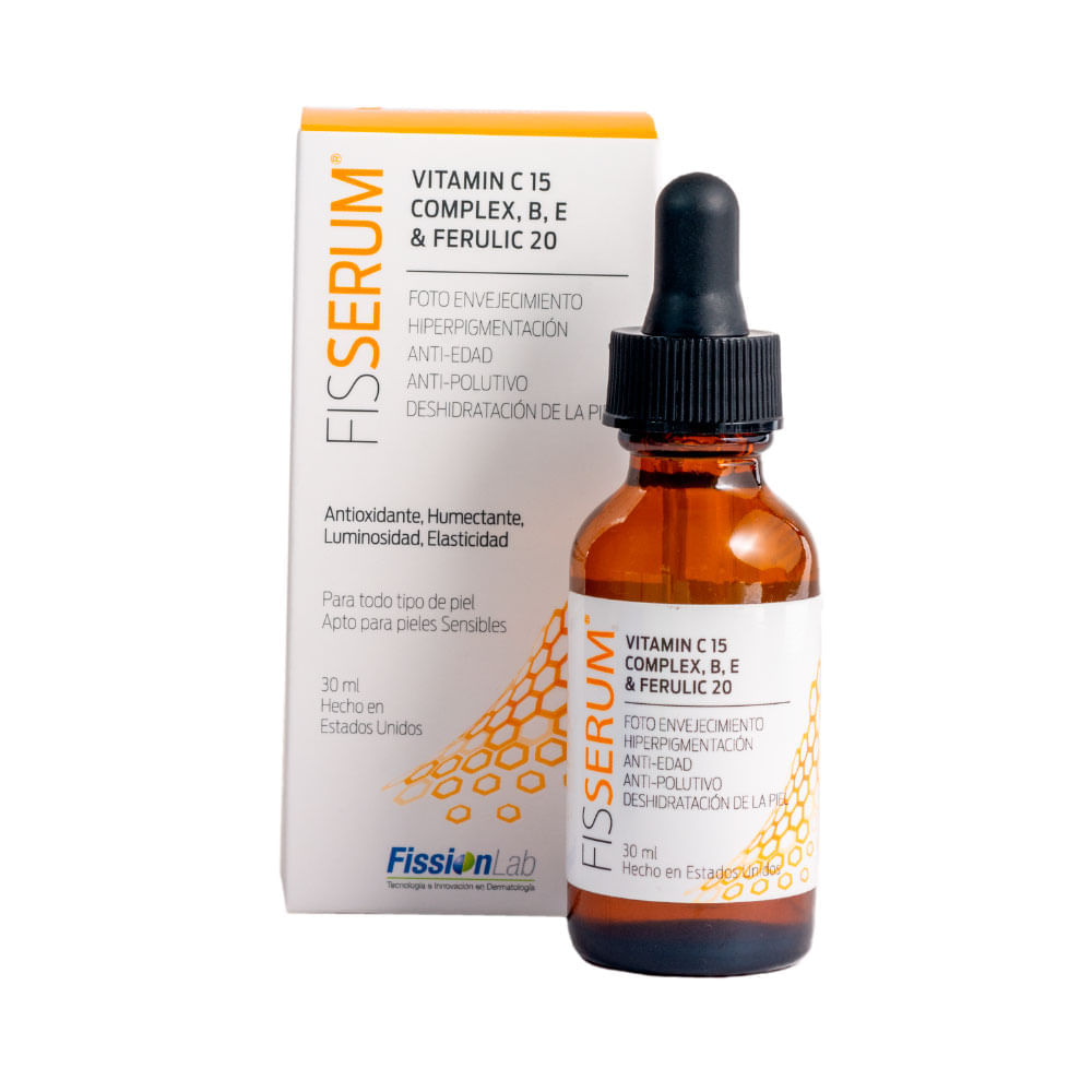 Vitamina C Fisserum Complejo B, E y Ferulic - Frasco 30ML