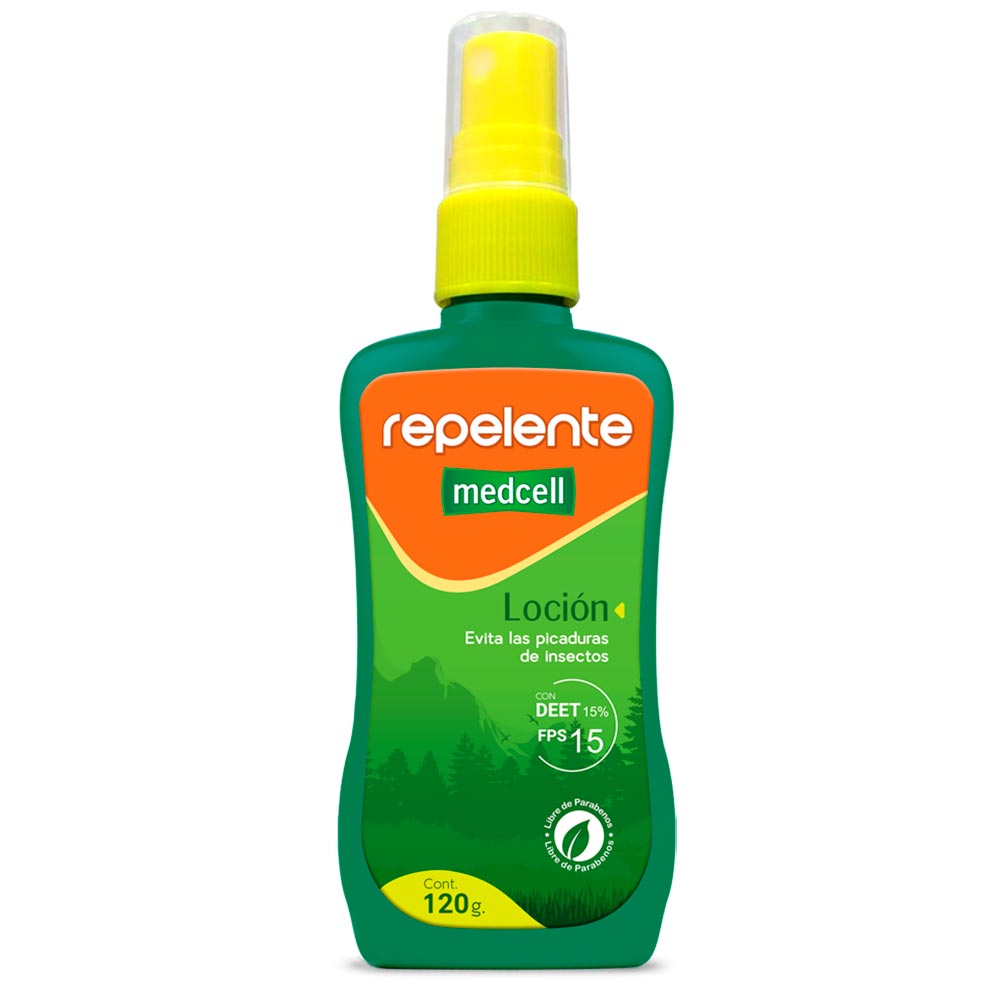 Loción Repelente de Insectos Medcell - Frasco 120 G