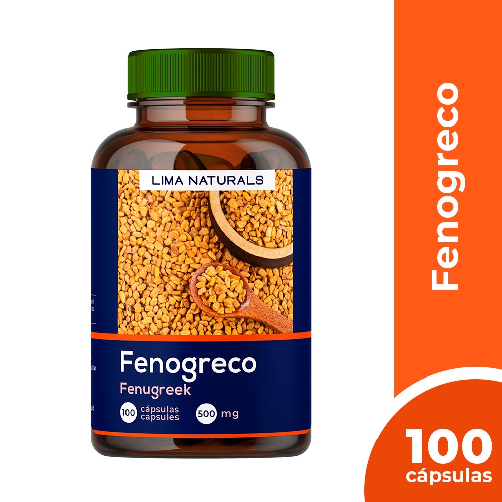 Fenogreco 500mg Lima Naturals Cápsulas