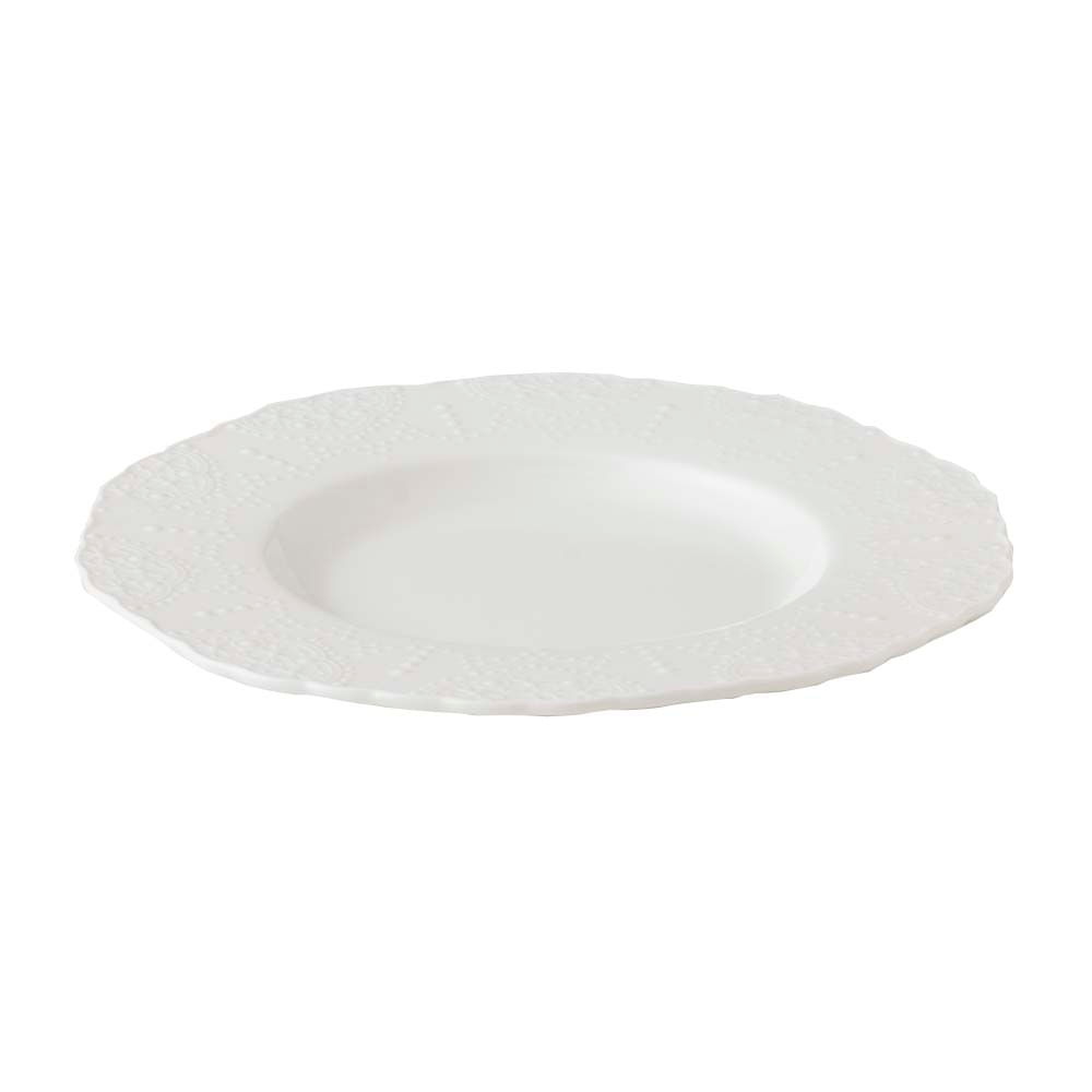 Plato de Entrada DECO HOME Porcelana Blanco